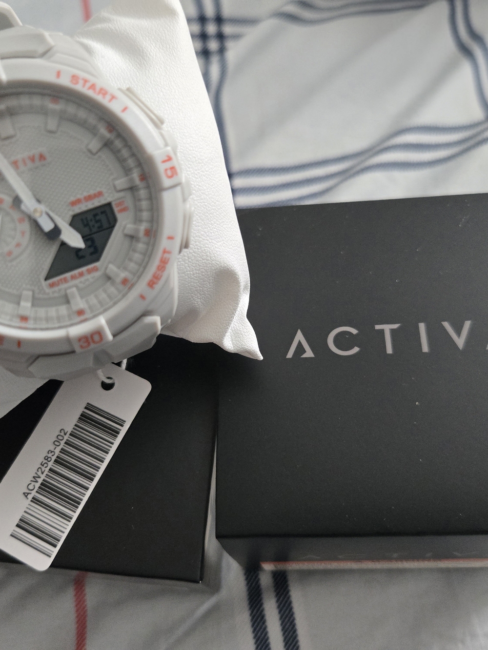 Activa Men's White Sport Watch - Digital-Analog